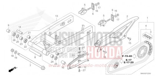 BRAS OSCILLANT NC750XAP de 2023